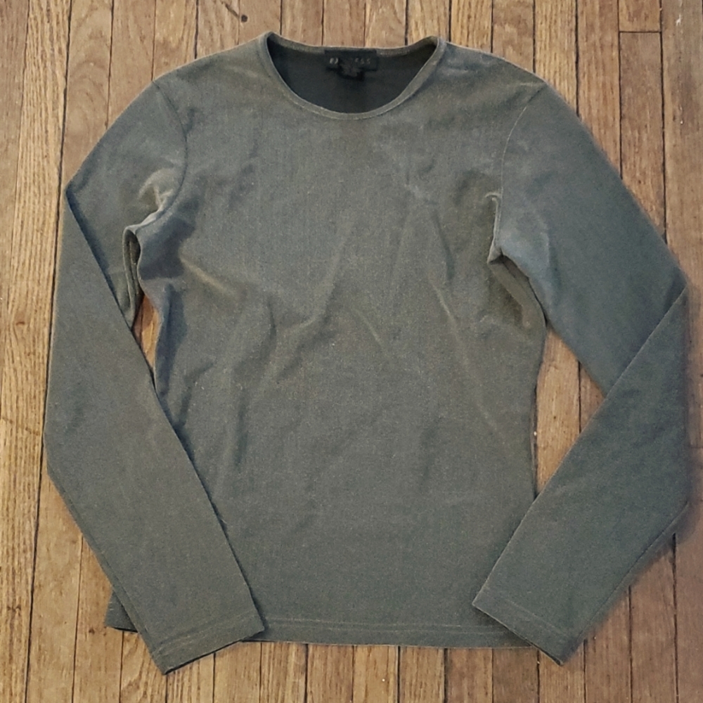 Metallic Long Sleev Shirt